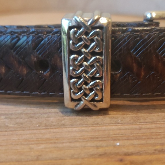 Brighton Brown Celtic Knot Belt